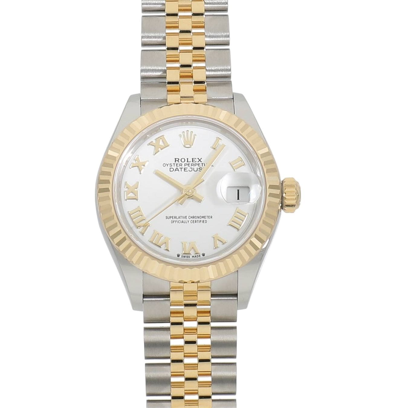 [新品]ロレックス レディ デイトジャスト 28 279173 ホワイト ローマ レディース
