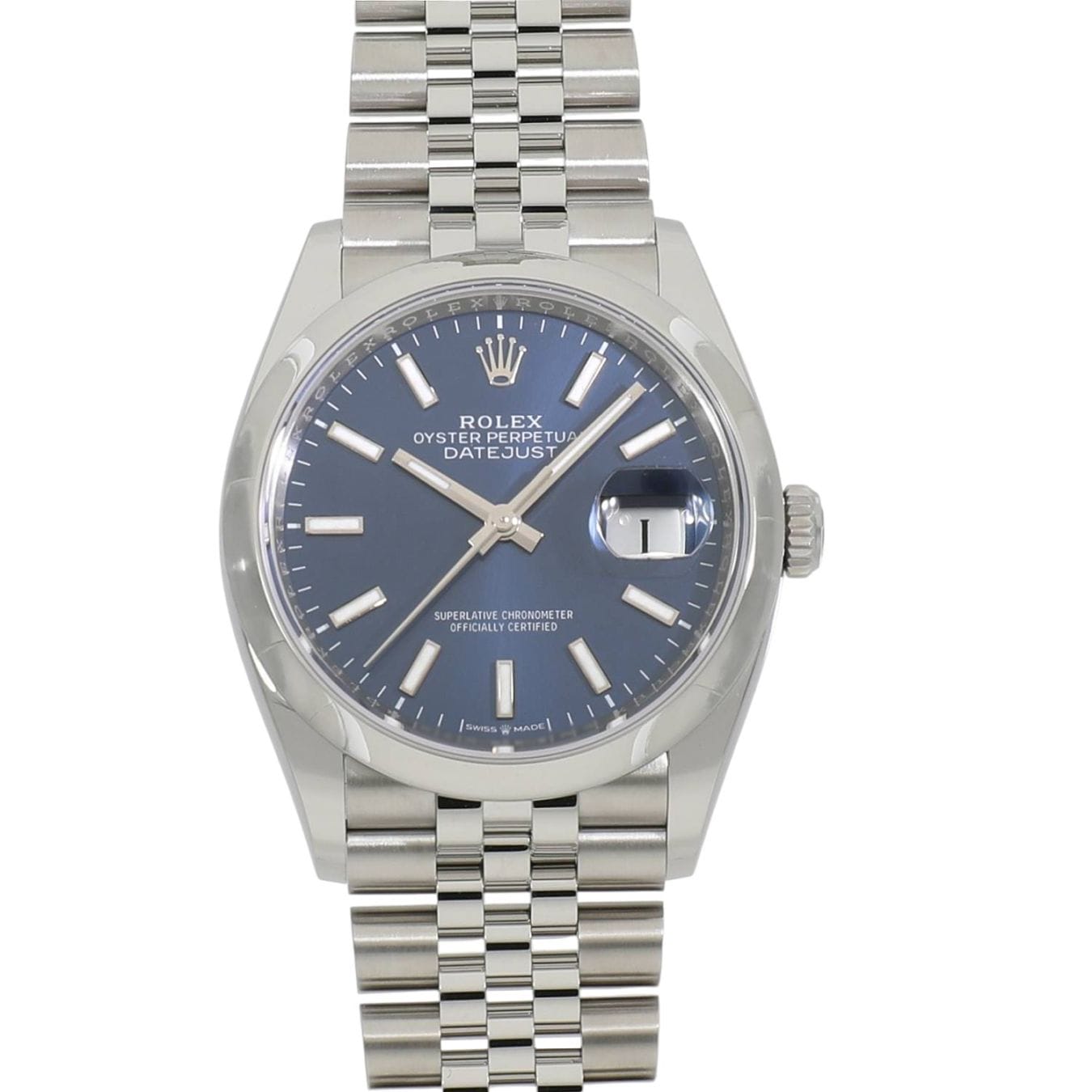 [新品]ロレックス デイトジャスト 36 126200 ブルー メンズ