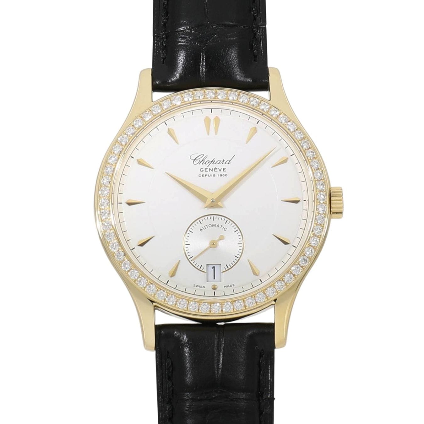 [中古]ショパール L.U.C 1860 世界限定1860本 17/1860 シルバー メンズ