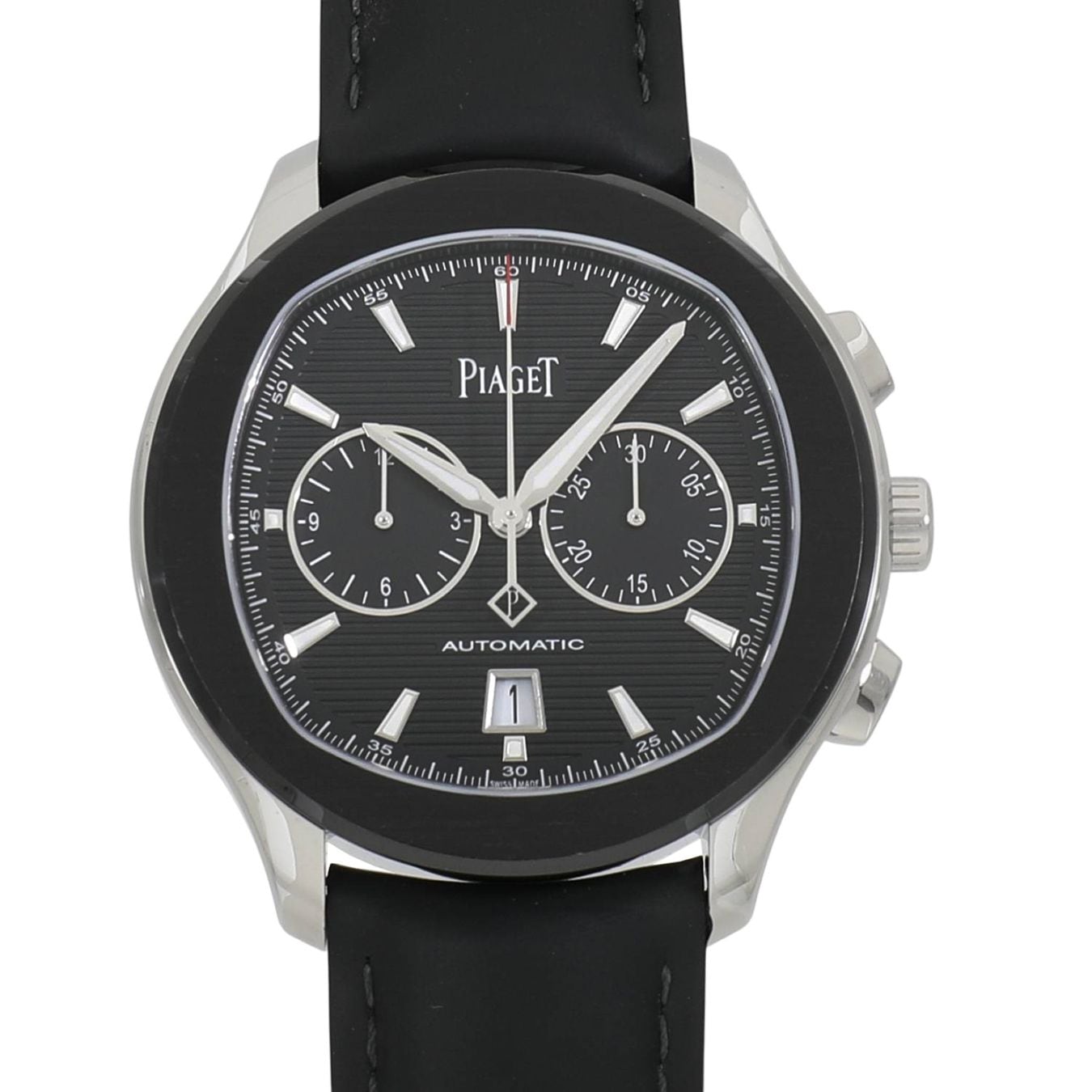 [中古]ピアジェ ポロ S クロノグラフ 世界限定888本 G0A42002 ブラック メンズ