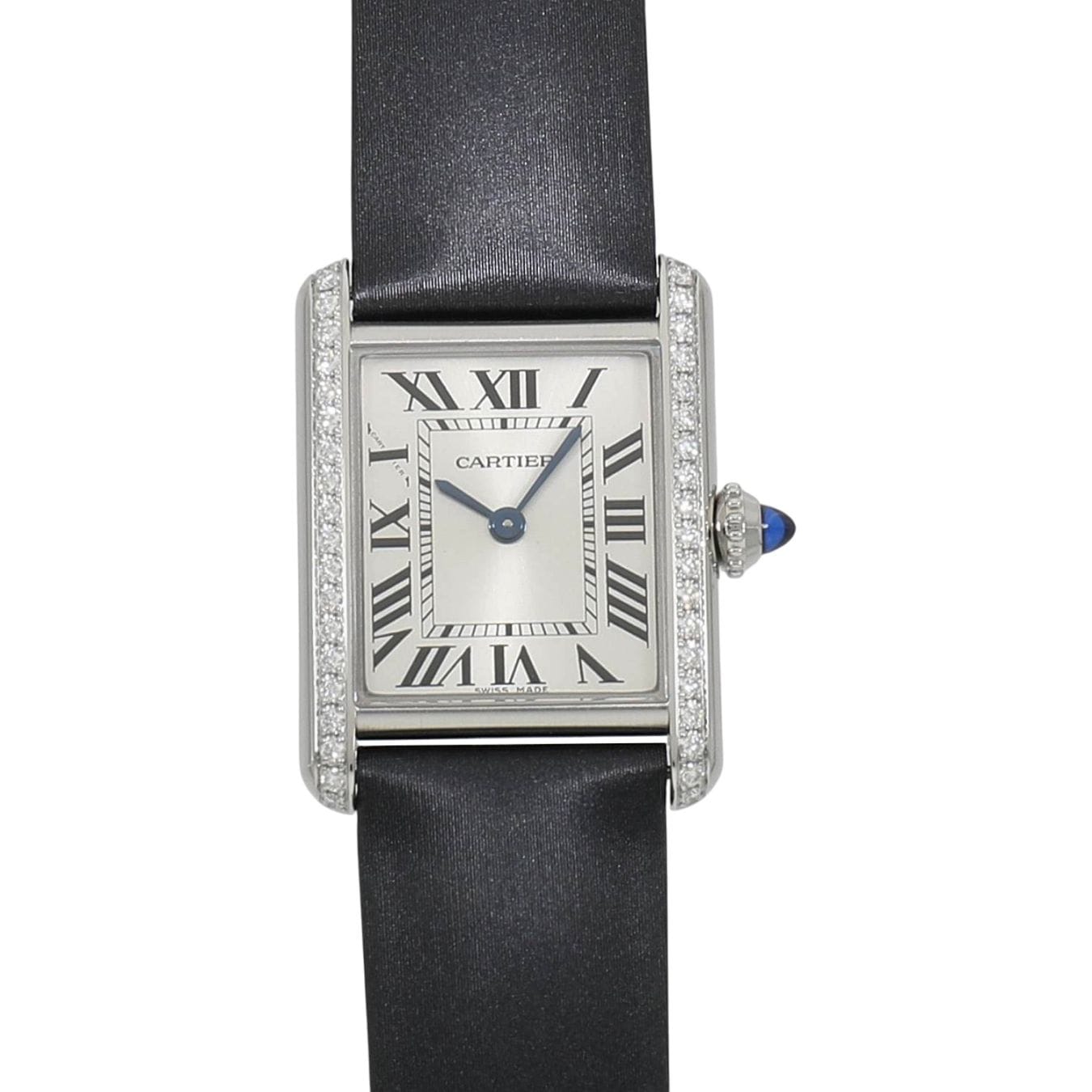 [中古]カルティエ タンク マスト ドゥ カルティエ ウォッチ スモール W4TA0016 シルバー レディース