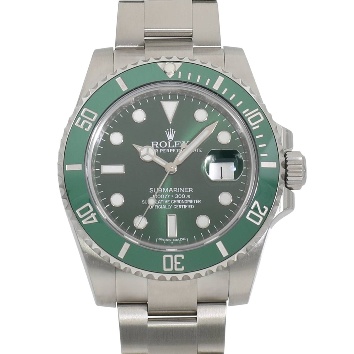 [中古]ロレックス サブマリーナー デイト 116610LV ランダム グリーン メンズ