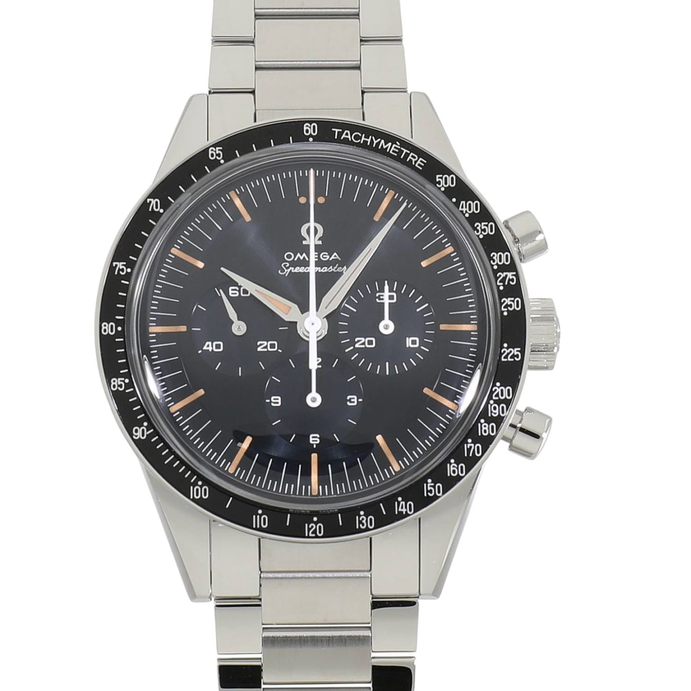 [未使用]オメガ スピードマスター ファースト オメガ イン スペース 310.30.40.50.06.001 ブルー グレー メンズ