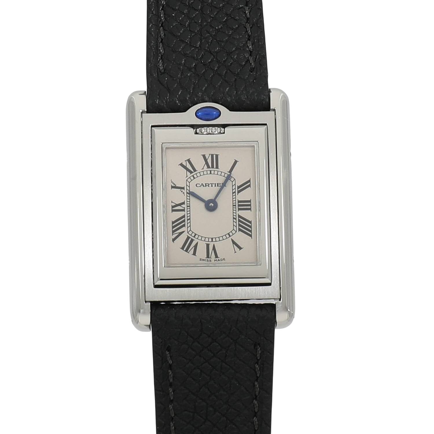 [中古]カルティエ タンク バスキュラント ウォッチ SM W1011158 シルバー レディース