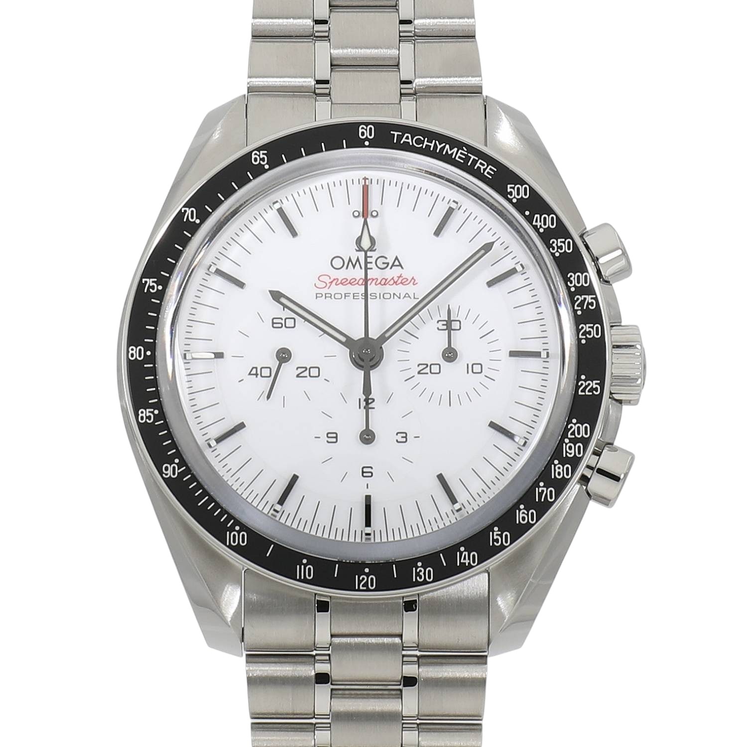 [未使用]オメガ スピードマスター ムーンウォッチ プロフェッショナル コーアクシャル マスター クロノメーター クロノグラフ 42MM 310.30.42.50.04.001 ホワイト メンズ