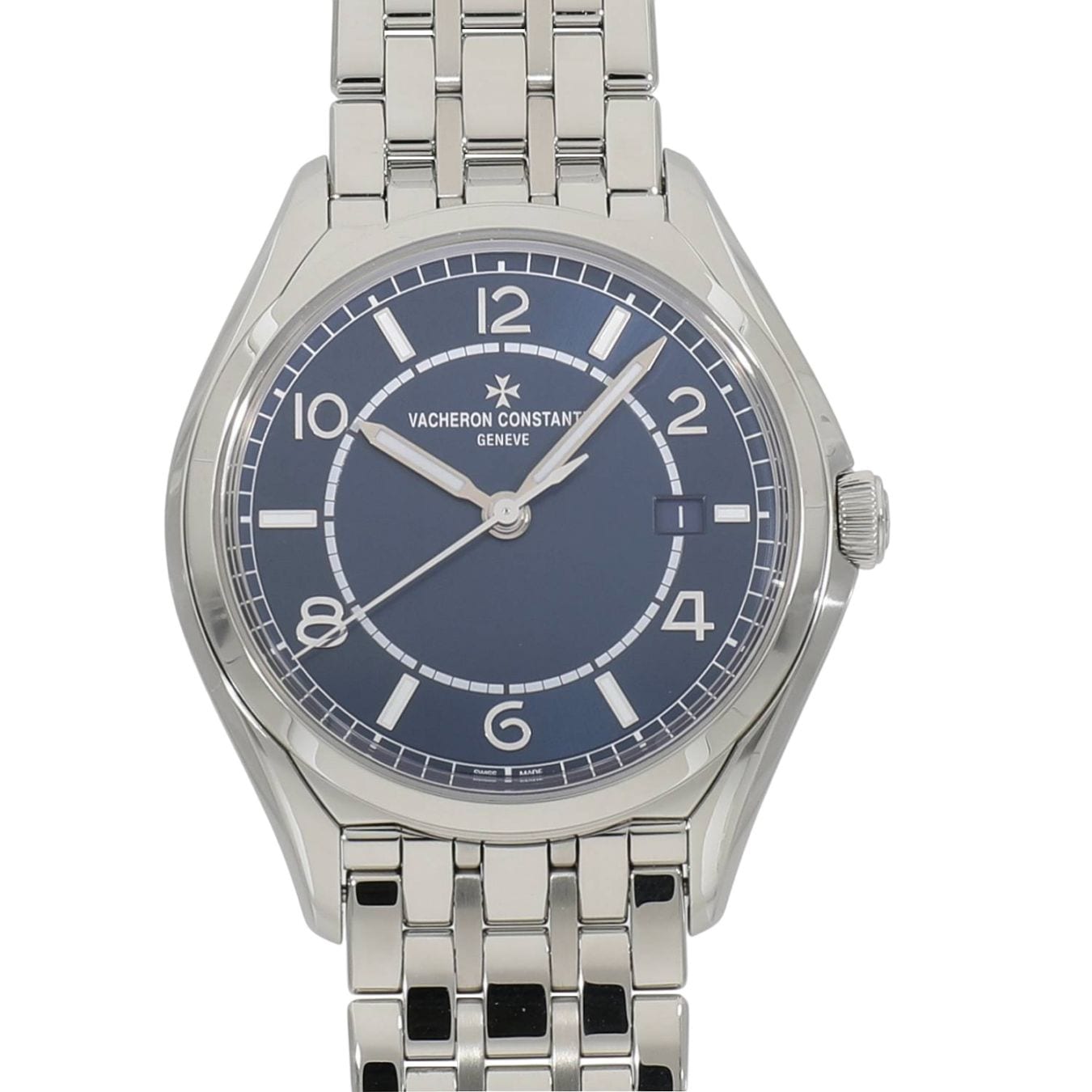 [中古]ヴァシュロンコンスタンタン フィフティーシックス オートマティック 4600E/110A-B487 ブルー メンズ