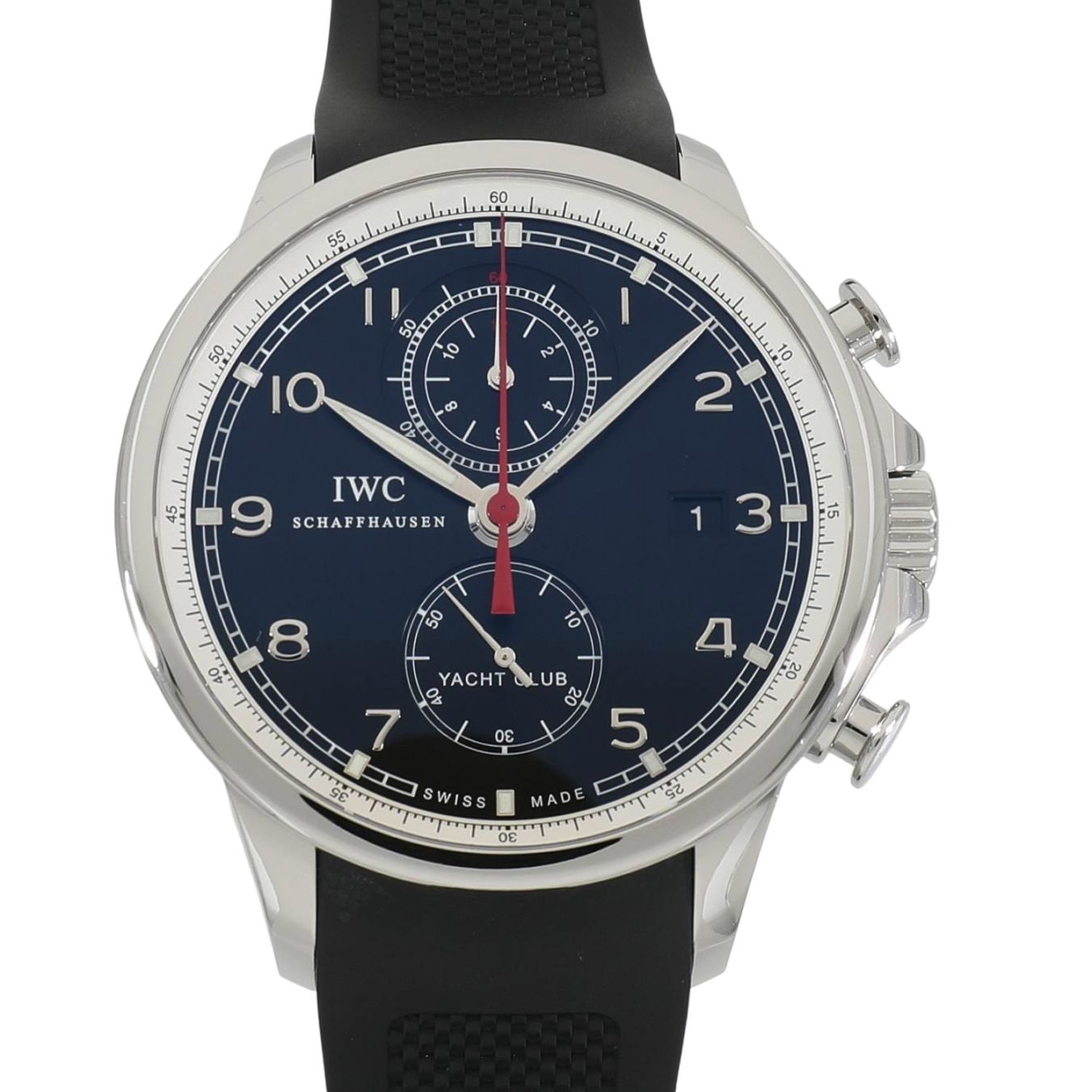 [中古]IWC ポルトギーゼ ヨットクラブ クロノグラフ IW390210 ブラック メンズ