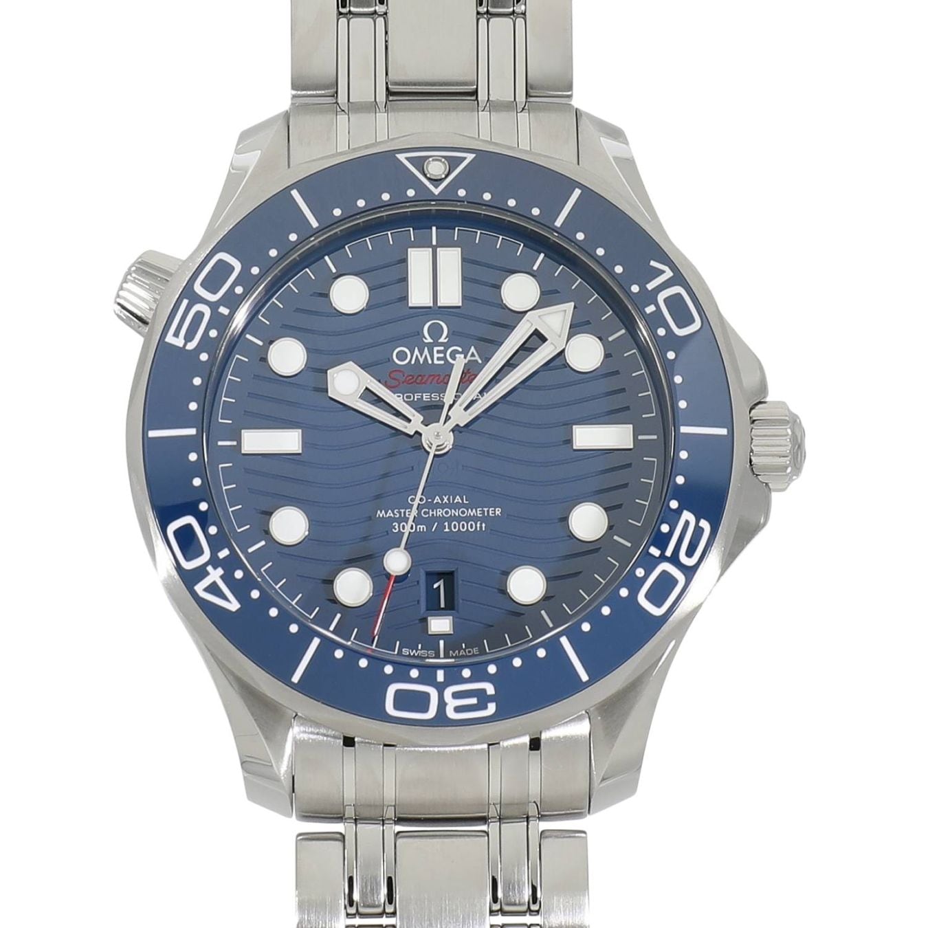 [未使用]オメガ シーマスター ダイバー 300m マスターコーアクシャル クロノメーター 42mm 210.30.42.20.03.001 ブルー メンズ