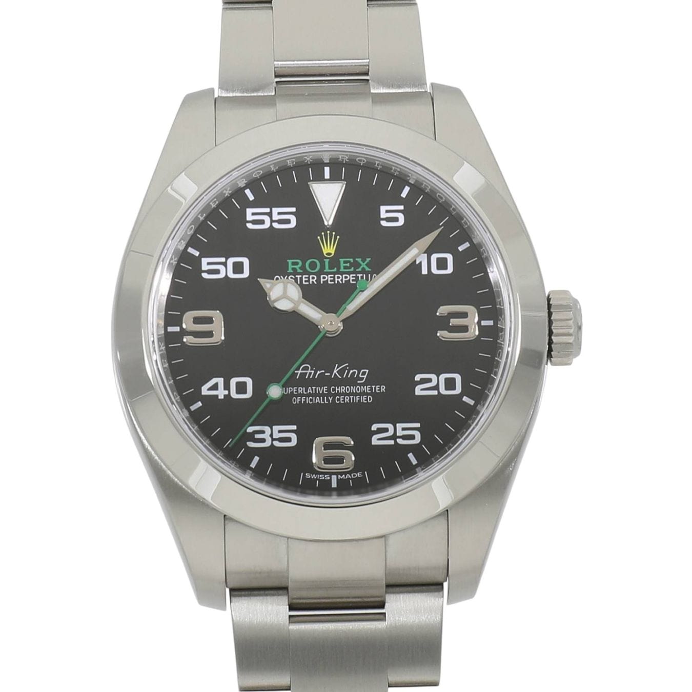 [中古]ロレックス エアキング 116900 ランダム ブラック メンズ