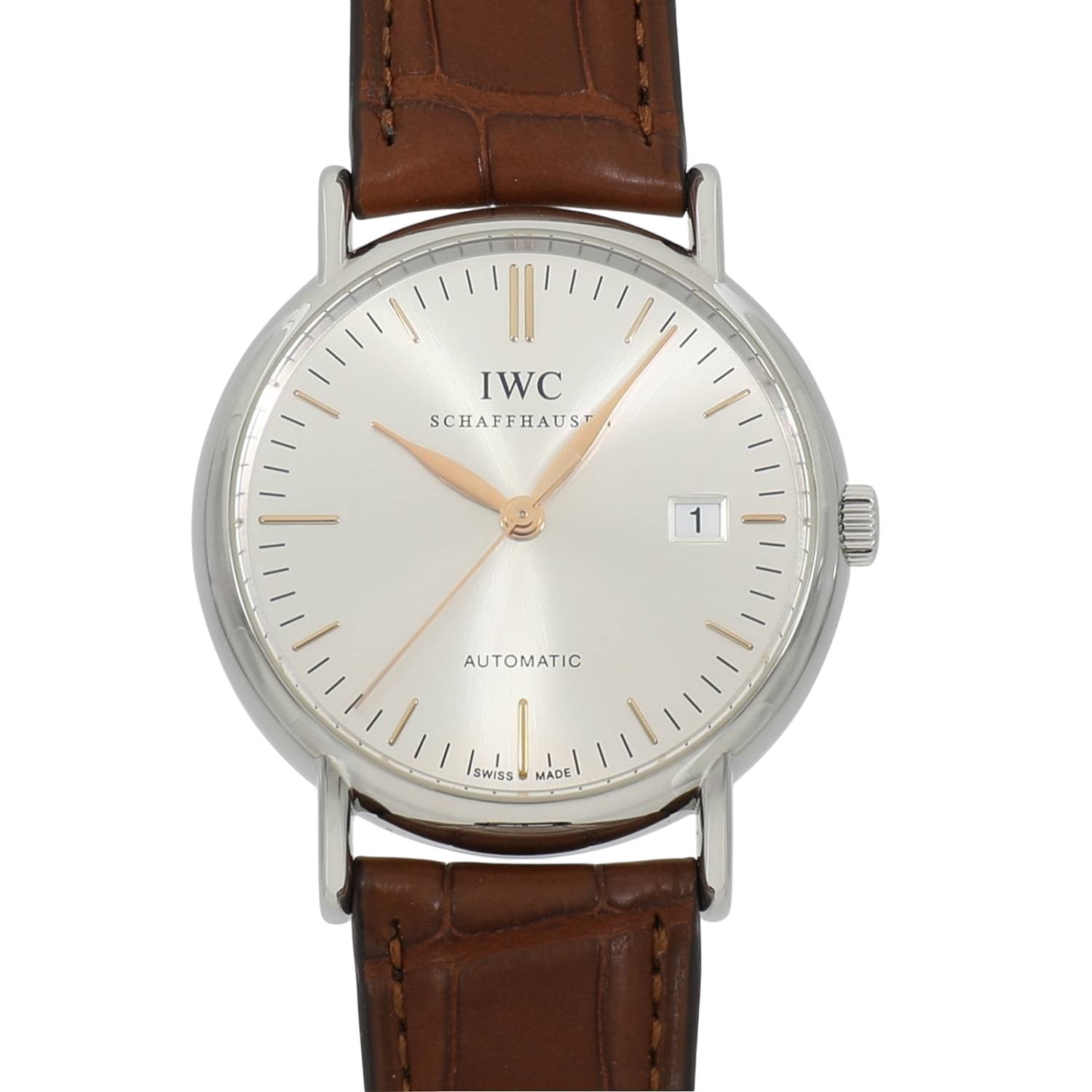 [中古]IWC ポートフィノ オートマチック IW356303 シルバー メンズ