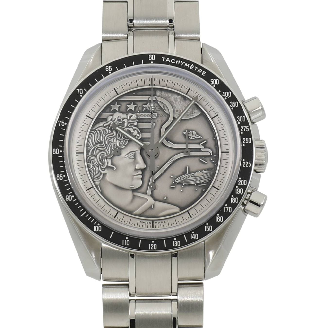 [中古]オメガ スピードマスター アポロ17号 40周年記念 世界限定1972本 311.30.42.30.99.002 シルバー メンズ