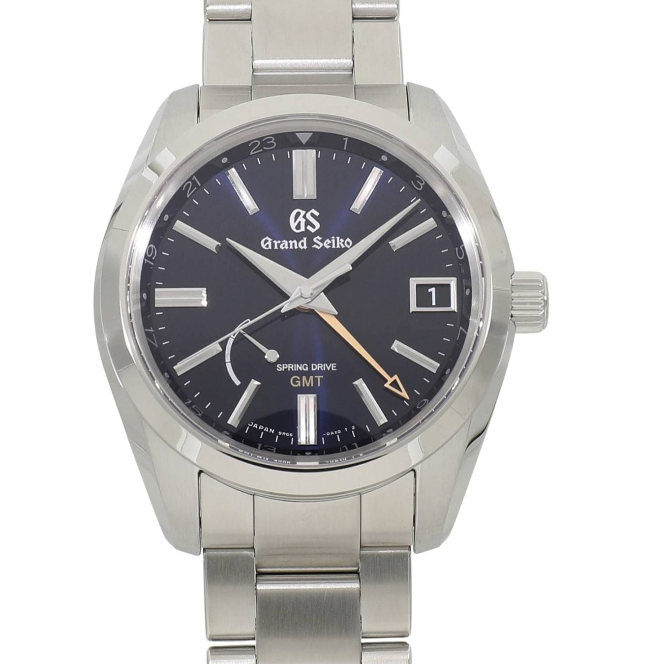 [未使用]セイコー グランドセイコー ヘリテージコレクション スプリングドライブ GMT SBGE281(9R66-0BL0) ミッドナイトブルー メンズ
