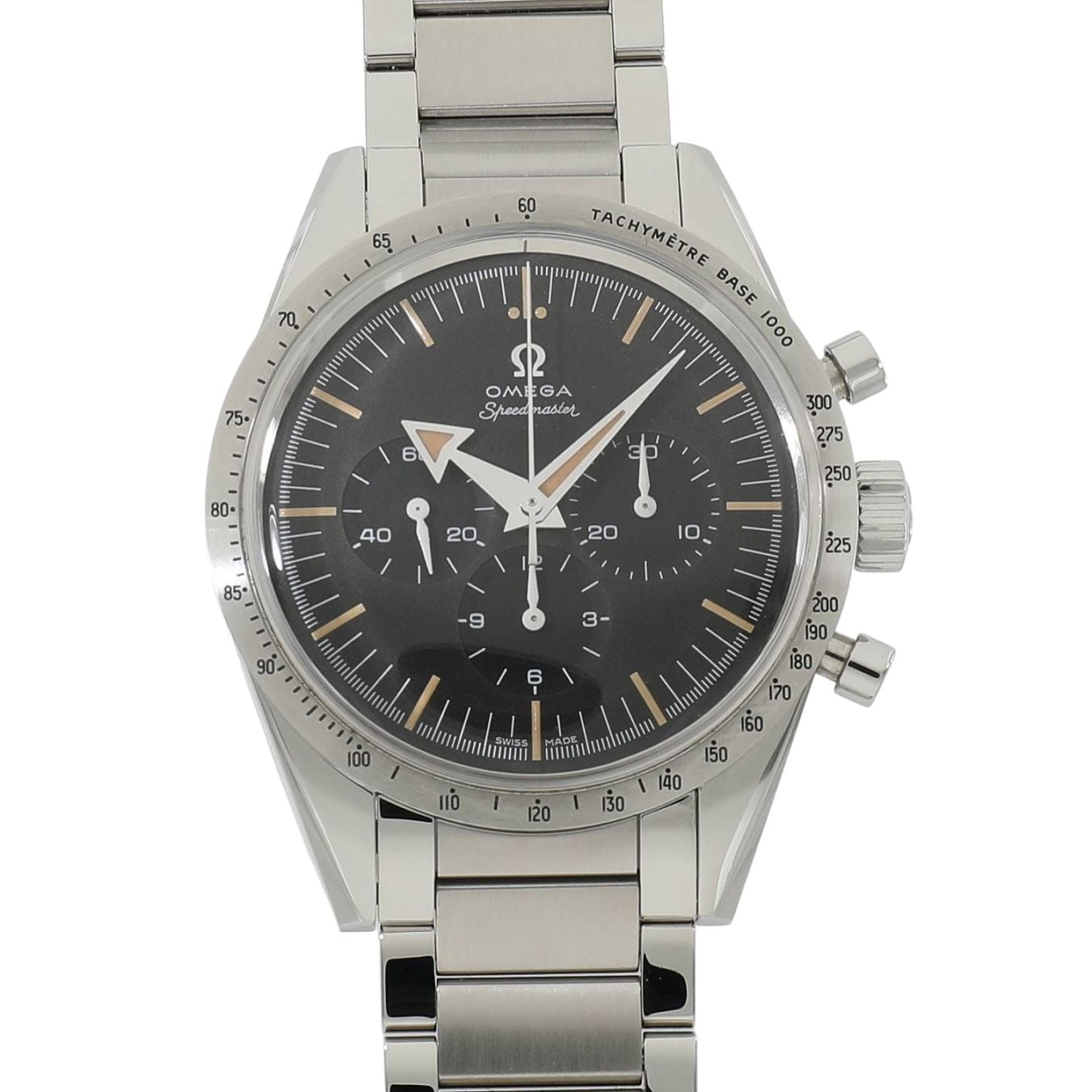 [中古]オメガ スピードマスター ’57 クロノグラフ 1957 トリロジー 世界3557本限定 311.10.39.30.01.001 ブラック メンズ