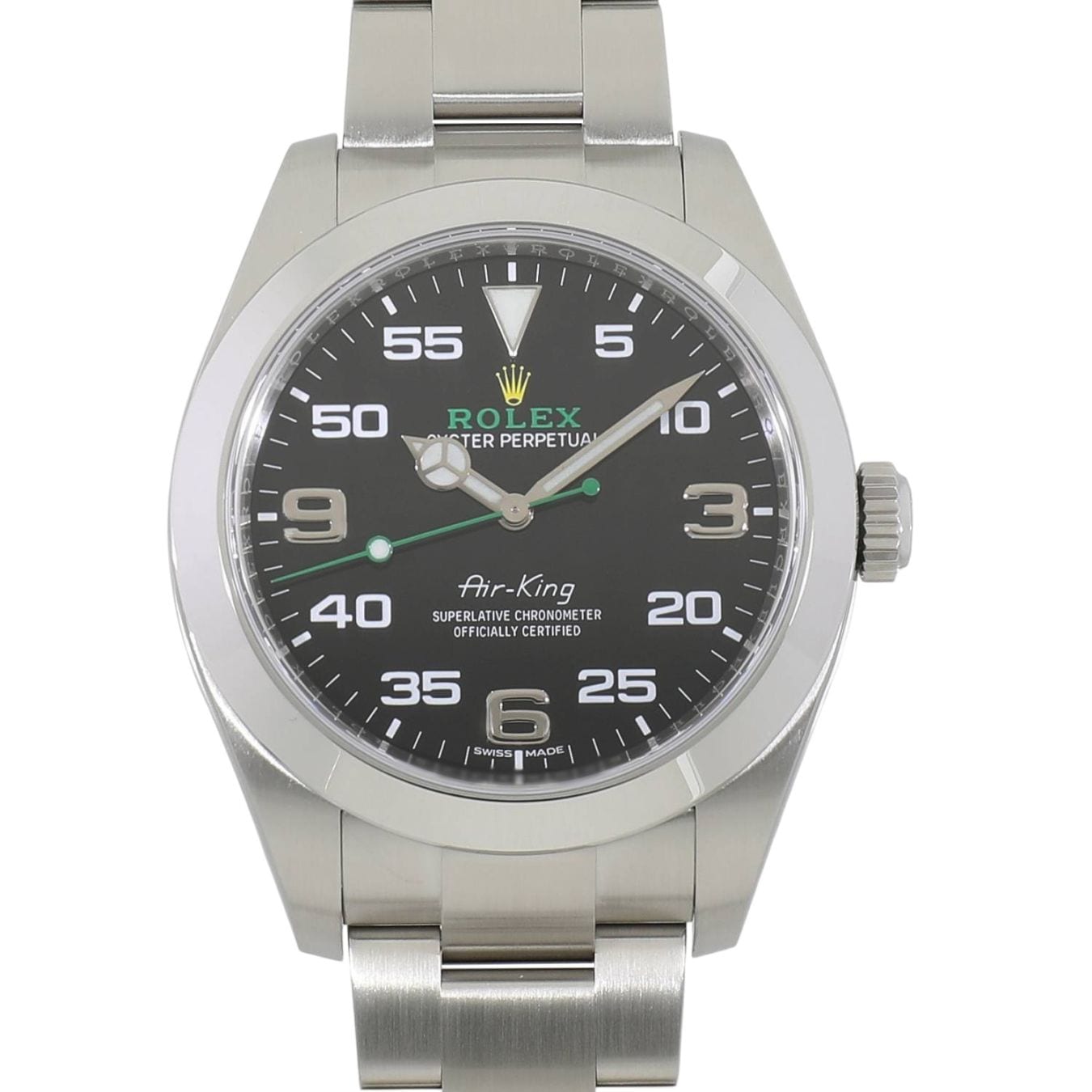 [中古]ロレックス エアキング 116900 ランダム ブラック メンズ