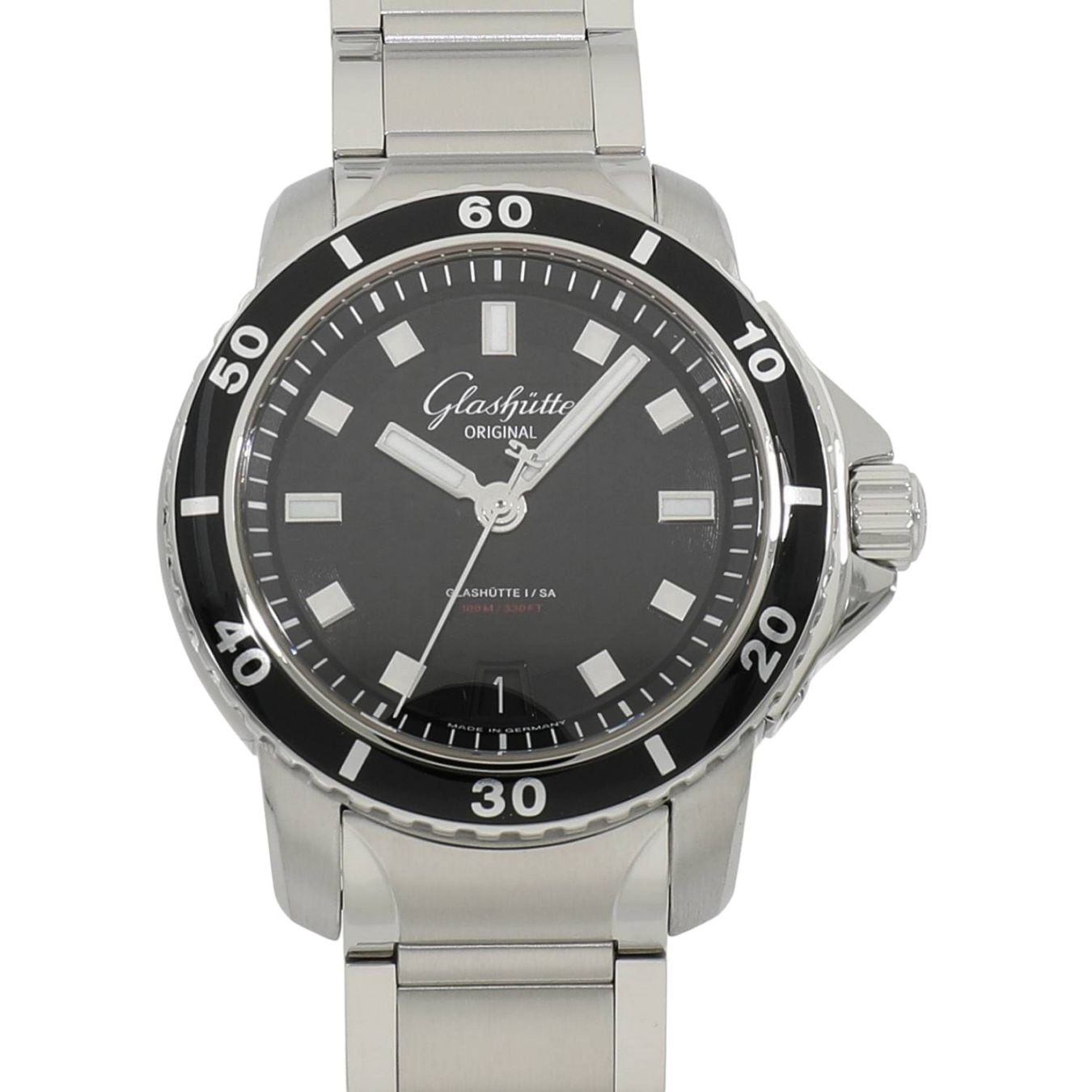 [中古]グラスヒュッテオリジナル スポーツ エボリューション M 1-39-21-06-03-14 ブラック メンズ
