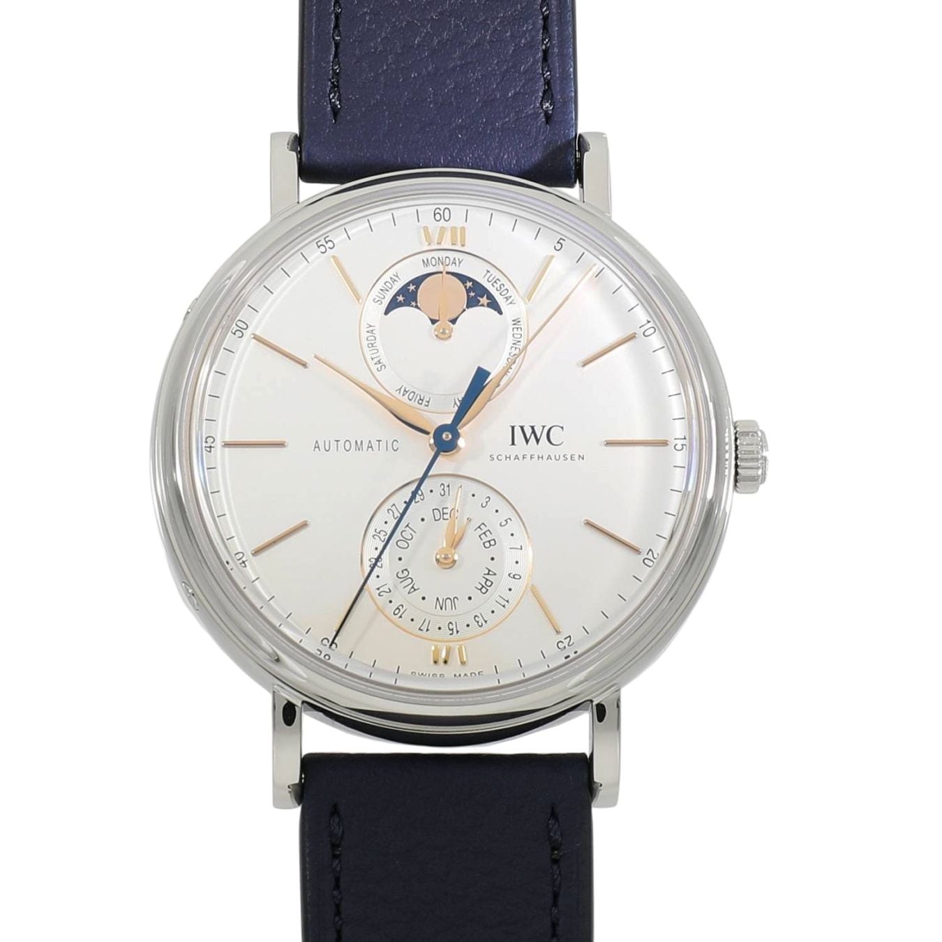 [新品]IWC ポートフィノ コンプリート カレンダー IW359001 シルバー メンズ