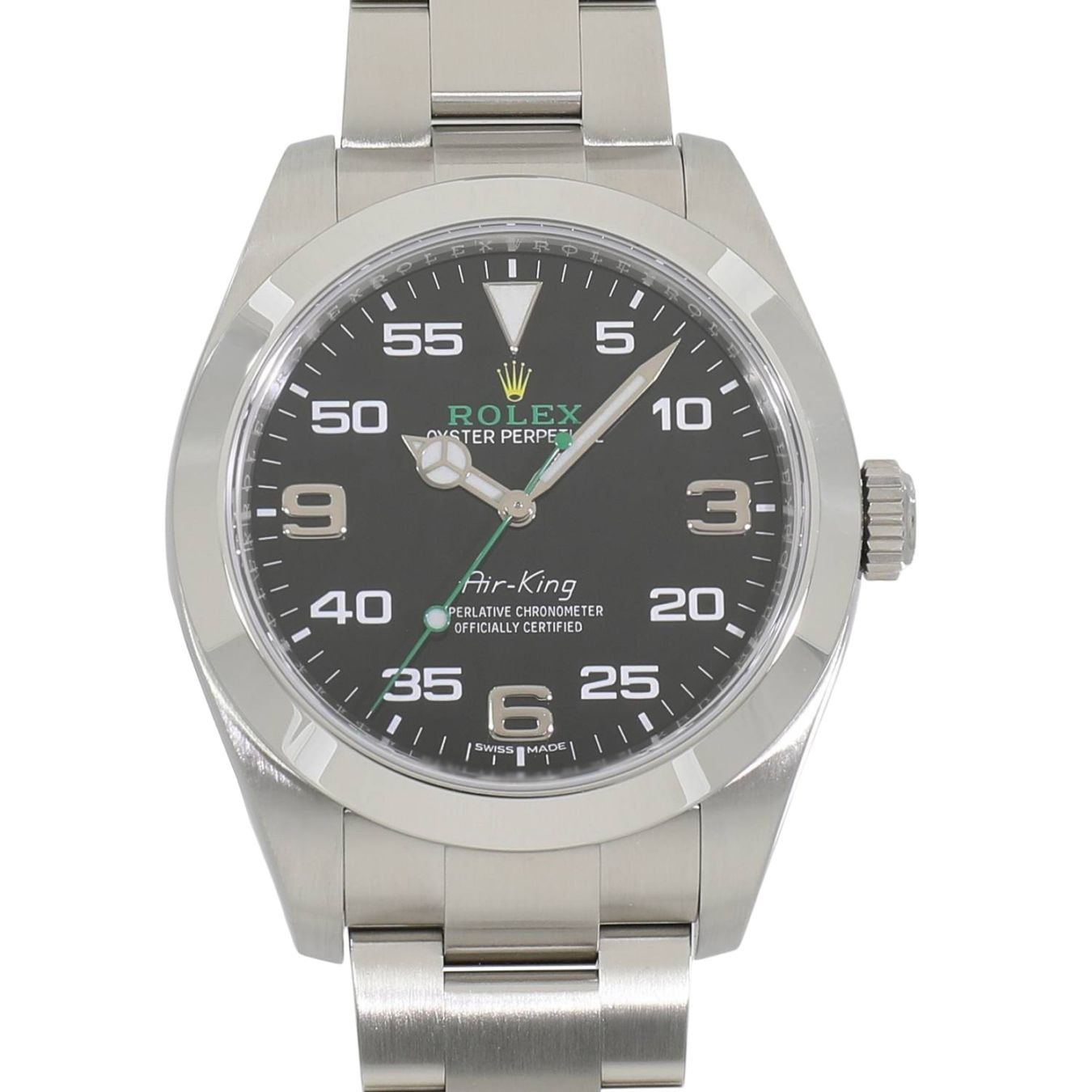 [中古]ロレックス エアキング 116900 ランダム ブラック メンズ