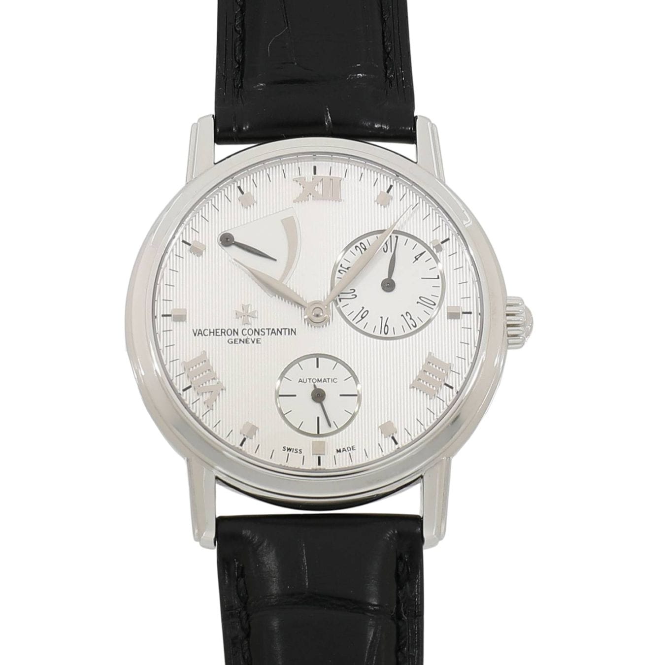 [中古]ヴァシュロンコンスタンタン パトリモニー クラシック リザーブドマルシェ 47200/000G シルバー メンズ