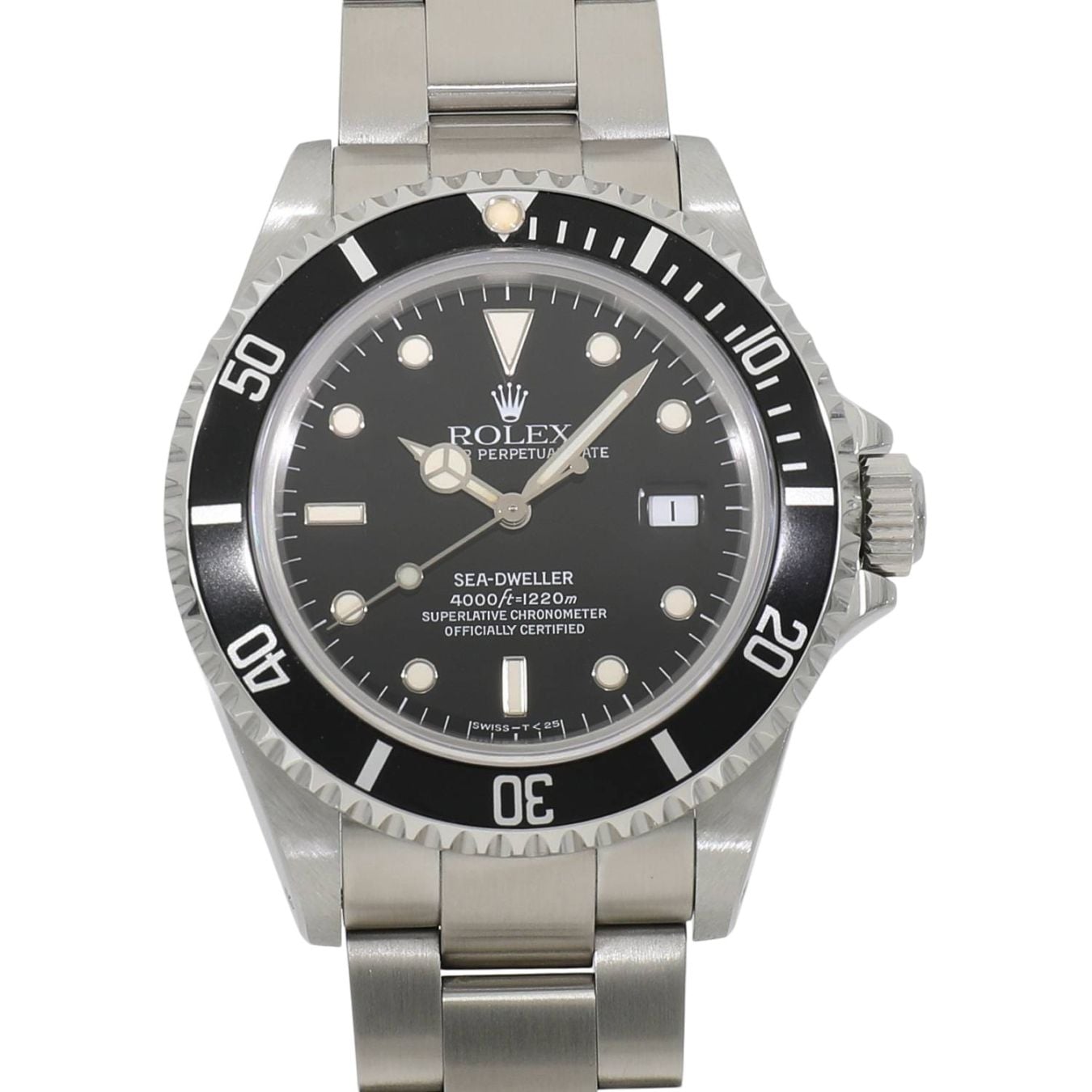 [中古]ロレックス シードゥエラー 16600 W番 ブラック メンズ