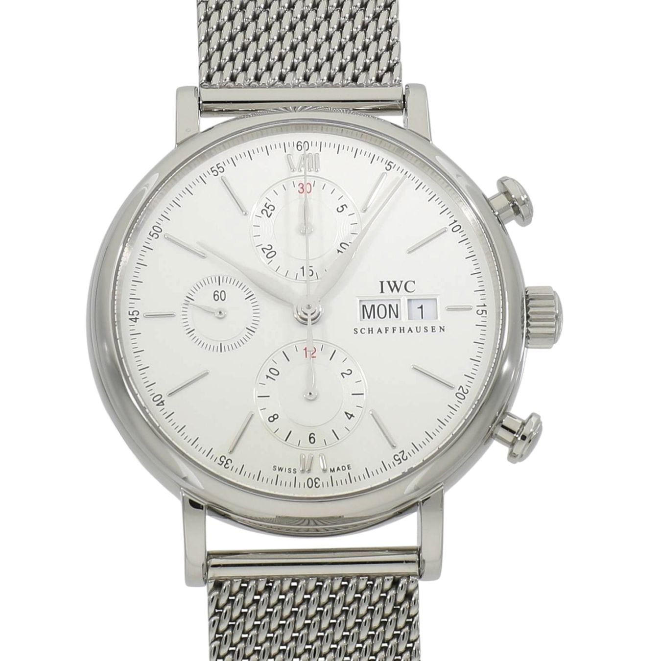 [中古]IWC ポートフィノ クロノグラフ IW391009 シルバー メンズ