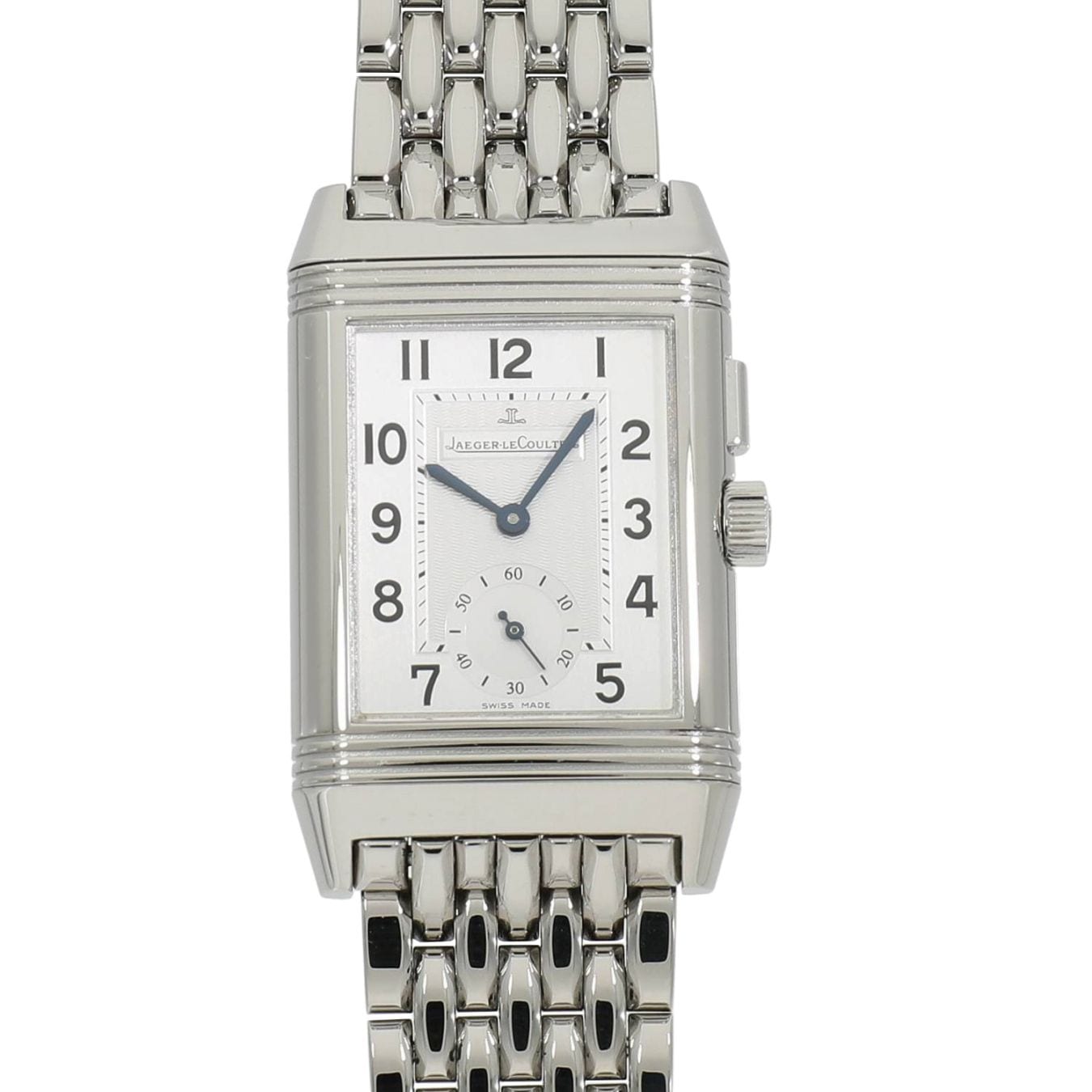 [中古]ジャガールクルト レベルソ デュオ Q2718110(272.8.51) シルバー×グレー メンズ