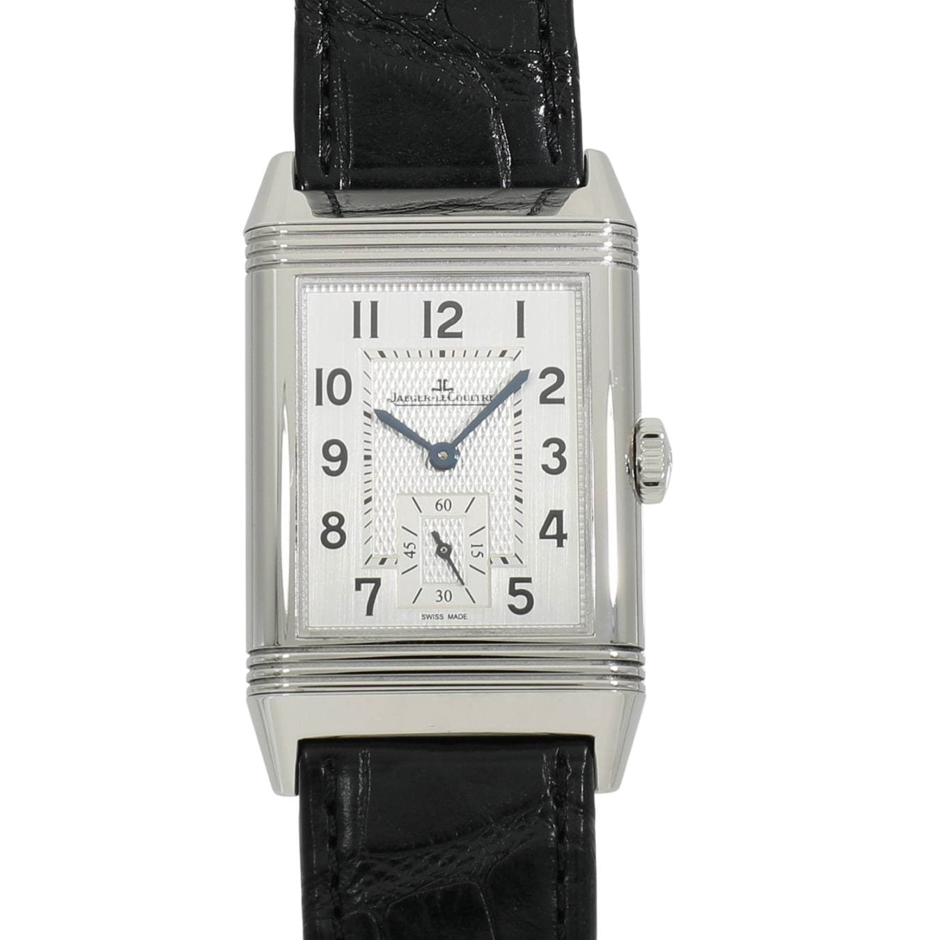 [中古]ジャガールクルト レベルソ クラシック ラージ スモールセコンド Q3858520(214.8.62) シルバー メンズ