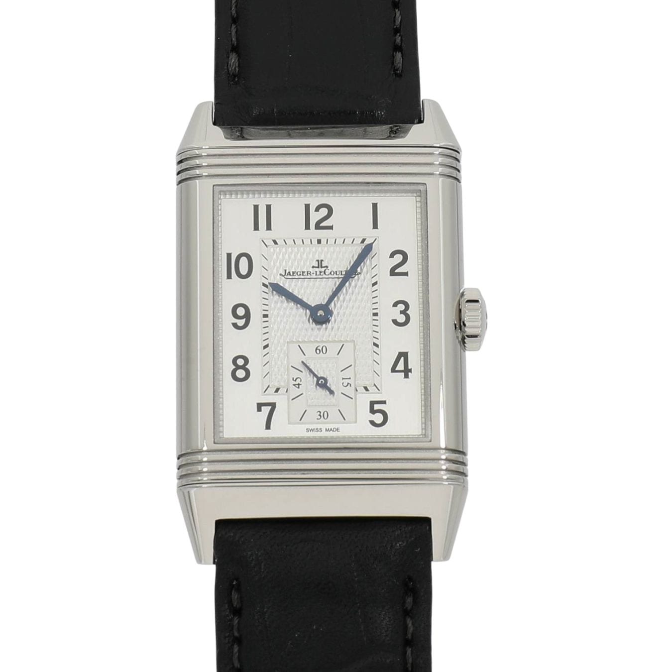 [中古]ジャガールクルト レベルソ クラシック ラージ スモールセコンド Q3858522(214.8.62) シルバー メンズ