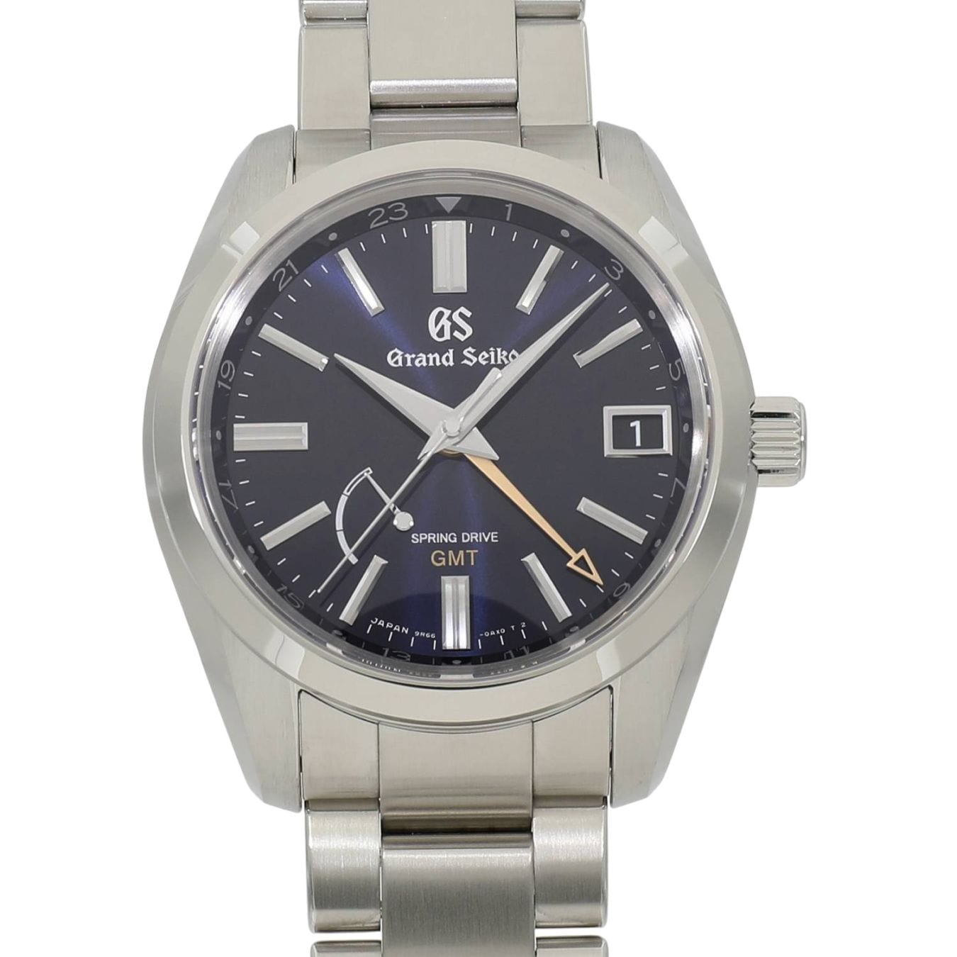 [未使用]セイコー グランドセイコー ヘリテージコレクション スプリングドライブ GMT SBGE281(9R66-0BL0) ミッドナイトブルー メンズ