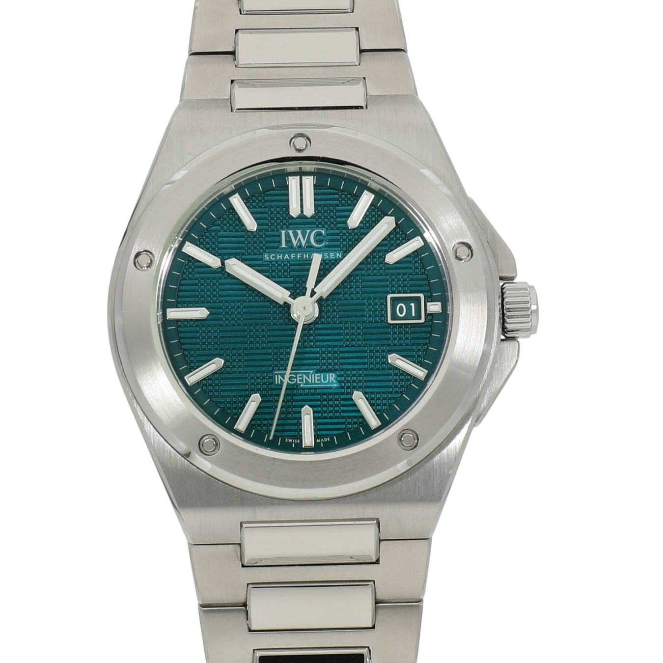 [中古]IWC インヂュニア オートマティック IW328903 グリーン メンズ
