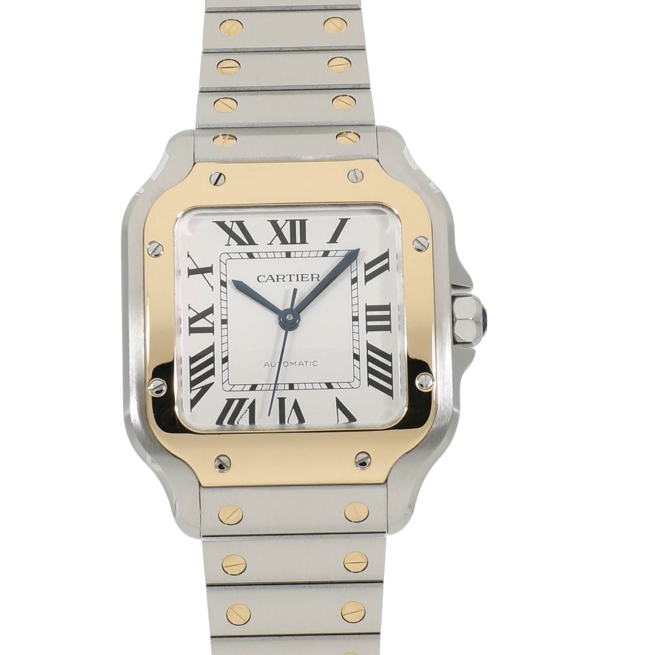 [中古]カルティエ サントス ドゥ カルティエ ウォッチ MM W2SA0016 シルバー ユニセックス