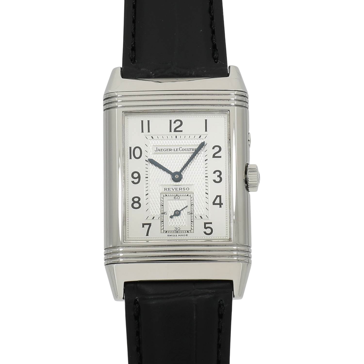 [中古]ジャガールクルト レベルソ デュオ Q2718470(270.5.54) シルバー/ブラック メンズ
