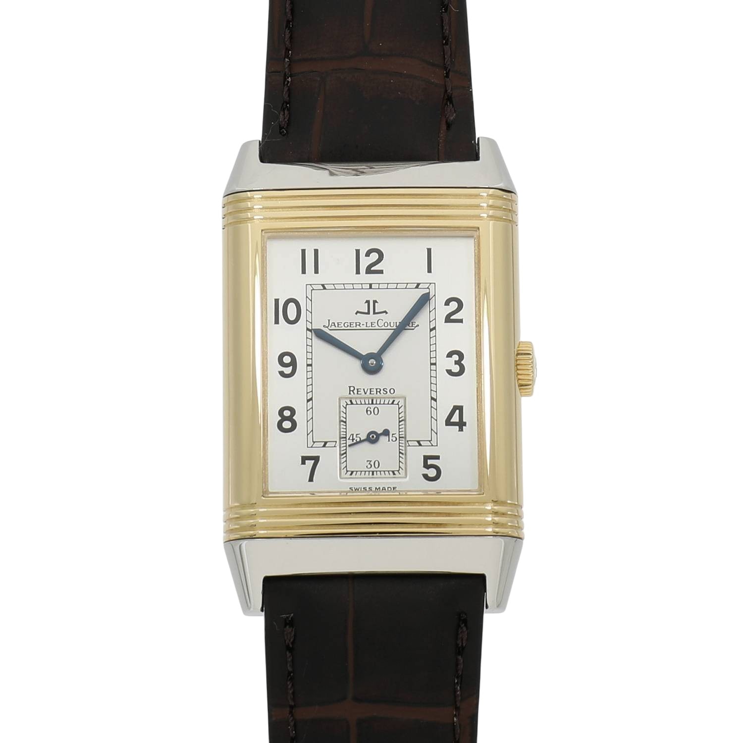 [中古]ジャガールクルト ビッグ レベルソ Q270542H(270.5.62) シルバー メンズ