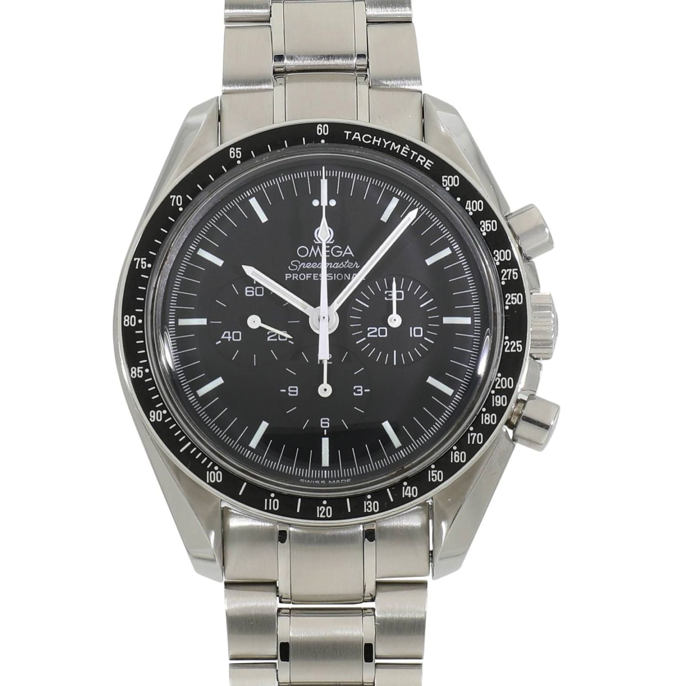 [中古]オメガ スピードマスター ムーンウォッチ アポロ11号 30周年記念 世界限定9999本 3560.50.00 ブラック メンズ