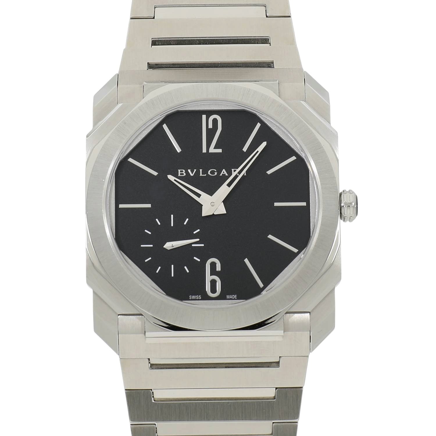 [中古]ブルガリ オクト フィニッシモ 103297(BGO40SXT) ブラック メンズ