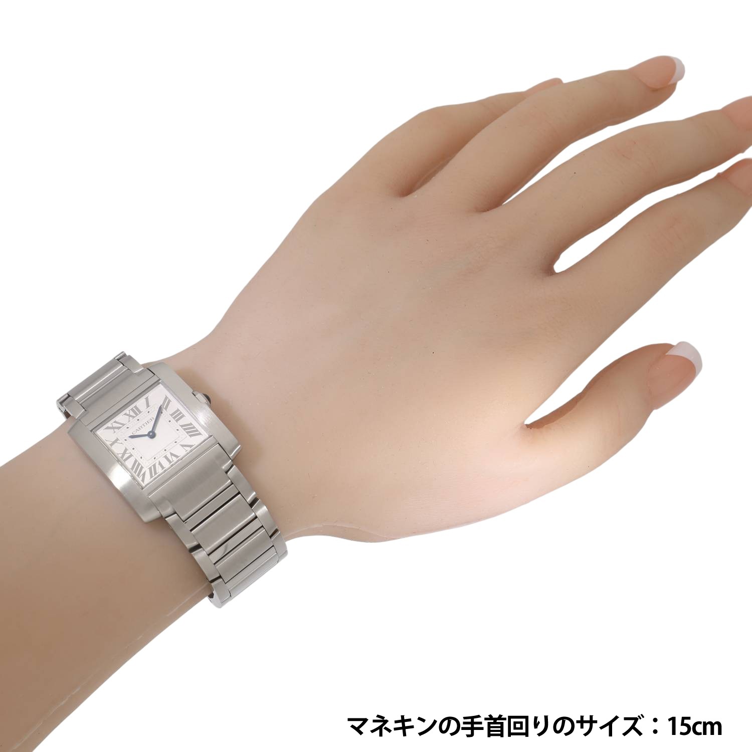 C10500 | [中古]カルティエ タンク フランセーズ MM WSTA0074 シルバー 