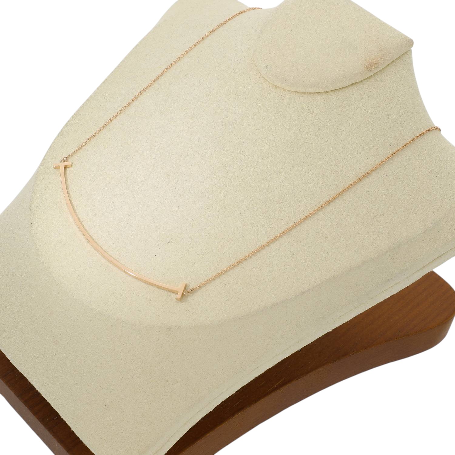 T30053 | [中古]ティファニー Tスマイル ペンダント ラージ ネックレス