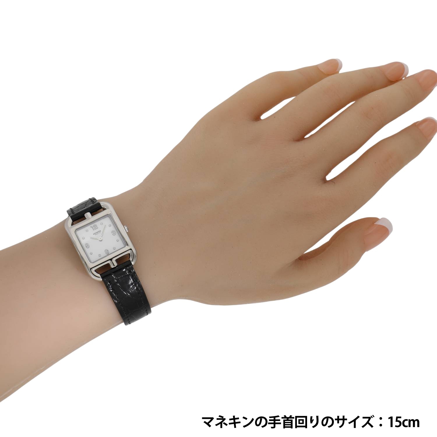 H11617 | [未使用]エルメス ケープコッド PM 31ミリ CC1.210A ホワイト