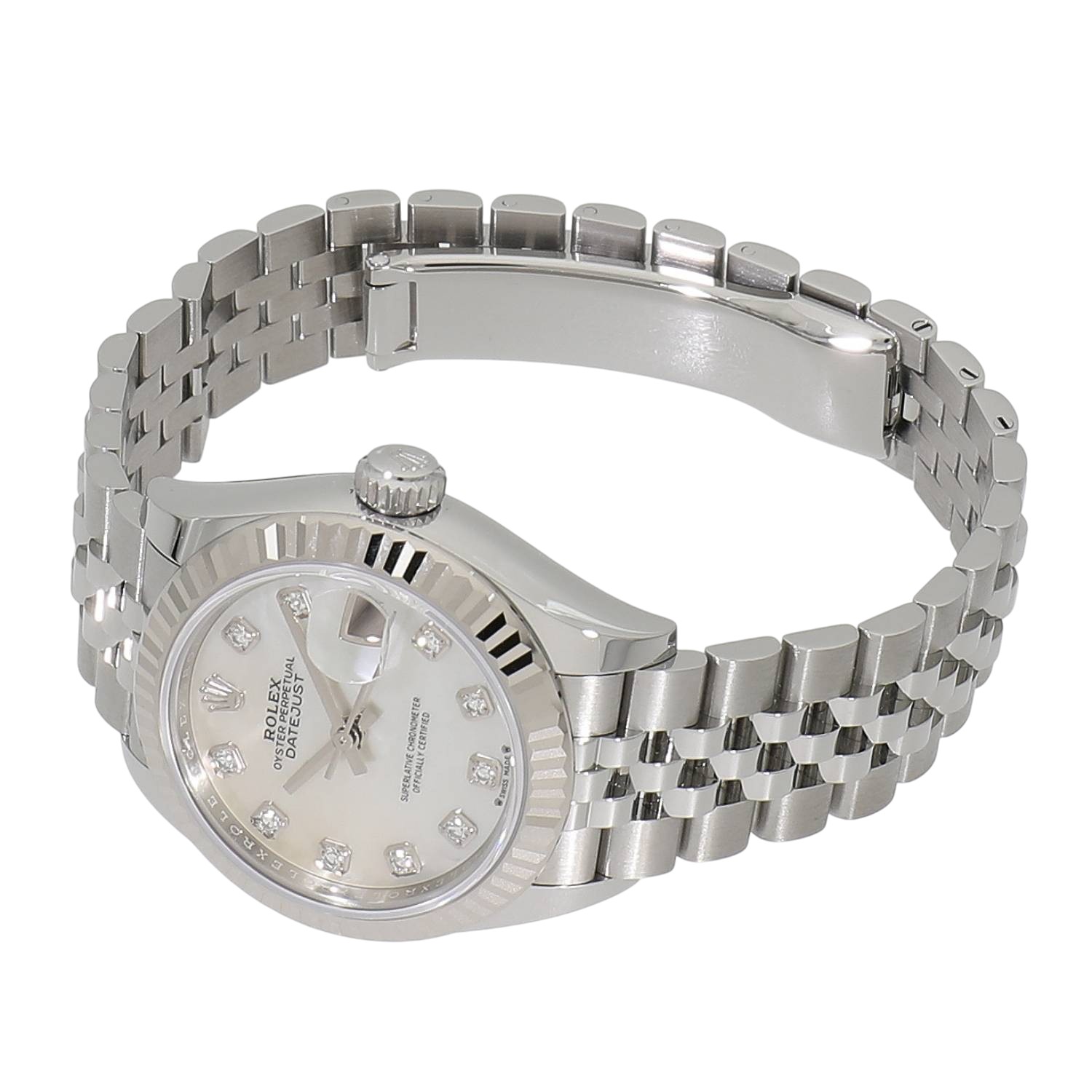 ロレックス デイトジャスト ロレックス デイトジャスト 126284RBR.WHSH10PDJ シェル ホワイト/10PD