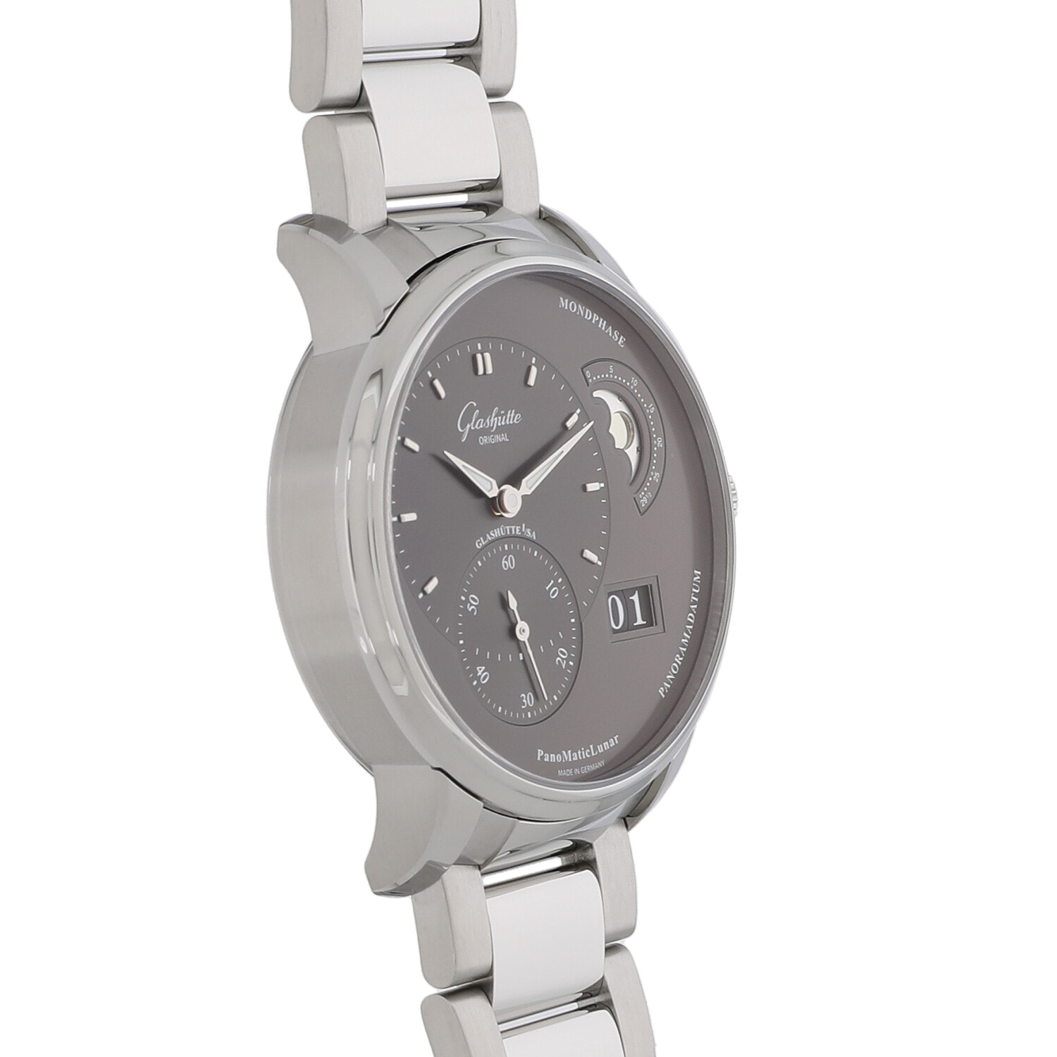 グラスヒュッテオリジナル　パノマティックルナ　ブレスレット 新品)GLASHUTTE ORIGINAL グラスヒュッテ オリジナル パノ