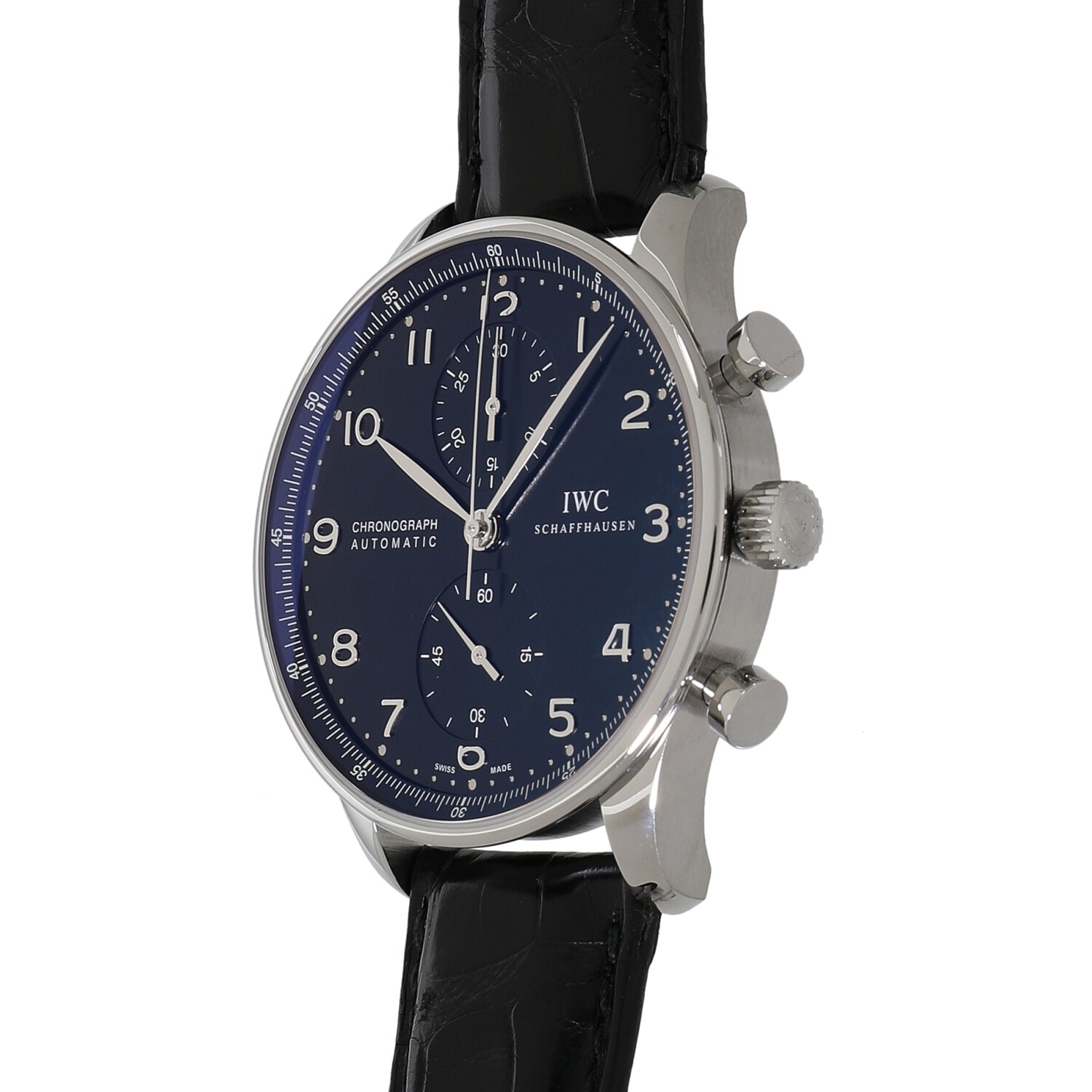 IWC ポルトギーゼクロノグラフ IW371447 SS 自動巻【中古】 IW371447 ブラック IWC ポルトギーゼ クロノグラフ 中古 | 東京