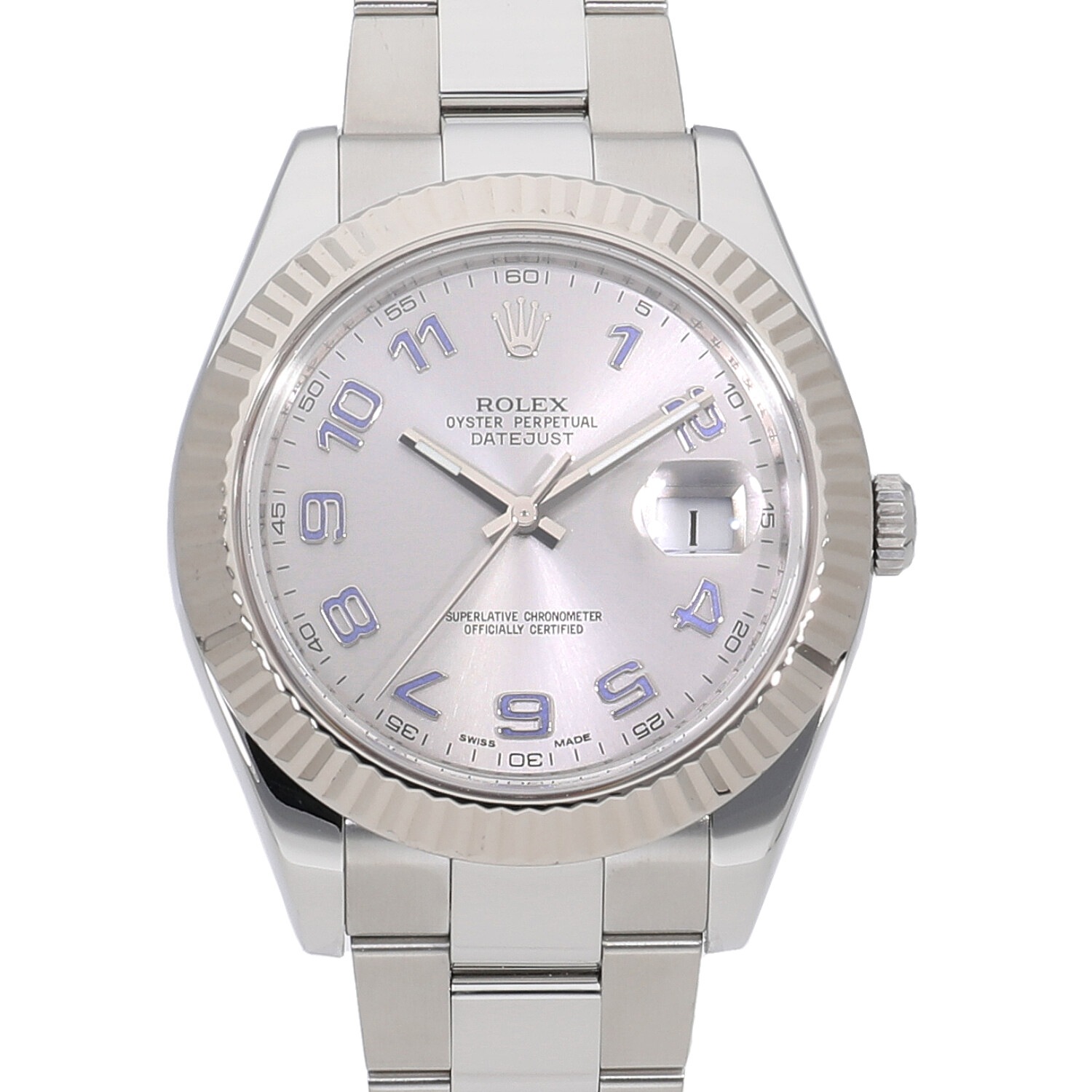 専用 ご確認 R6102 | [中古]ロレックス デイトジャスト II シルバー×ブルーアラビア