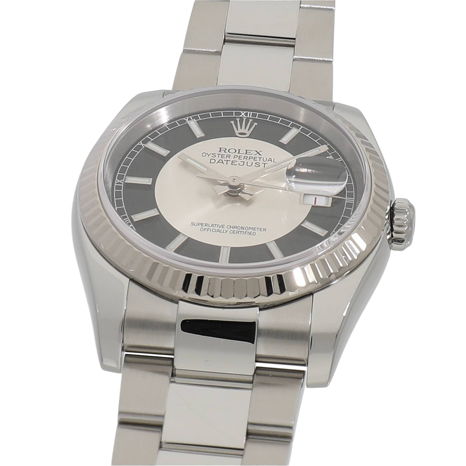 R11385 | [中古]ロレックス デイトジャスト 116234 D番 ブラック