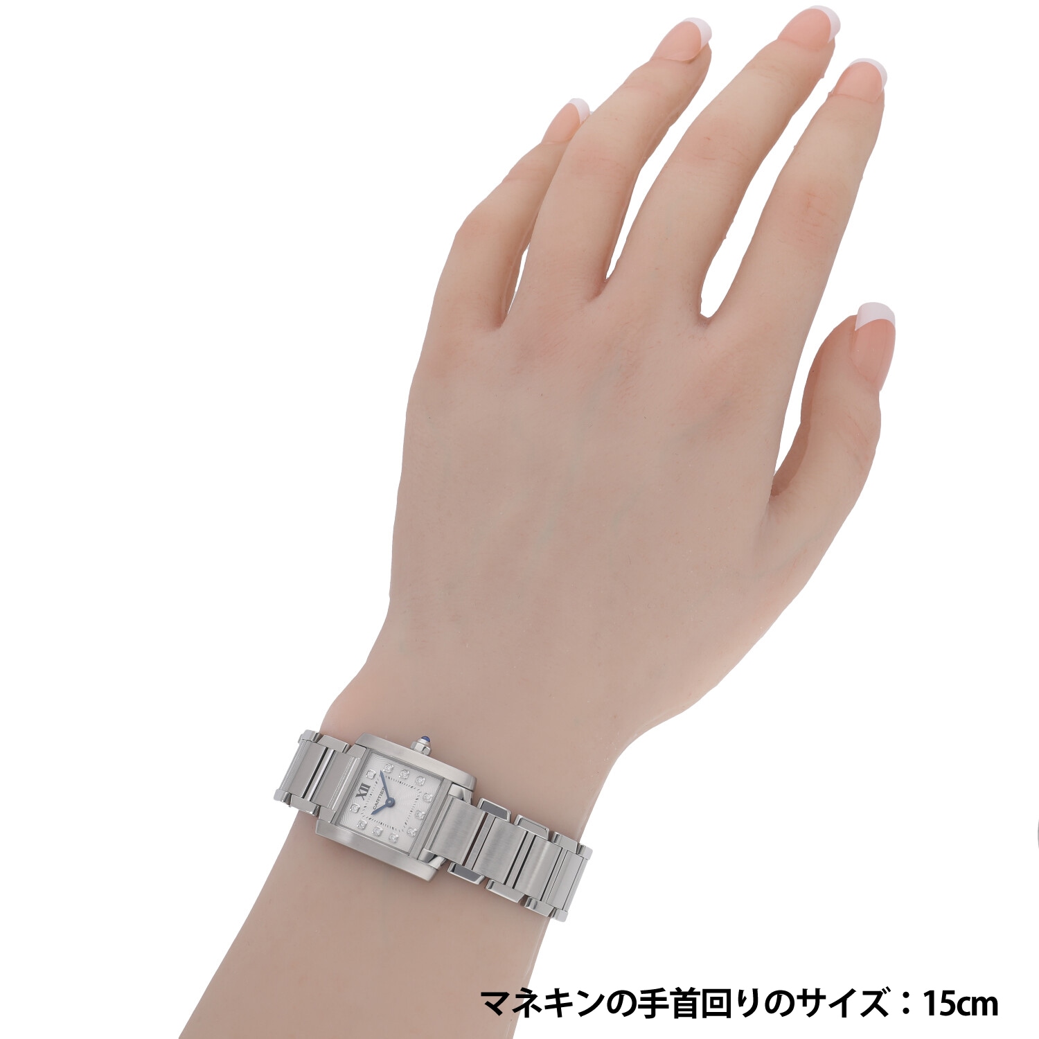 カルティエ WE110006 シルバー /ダイヤモンド レディース 腕時計