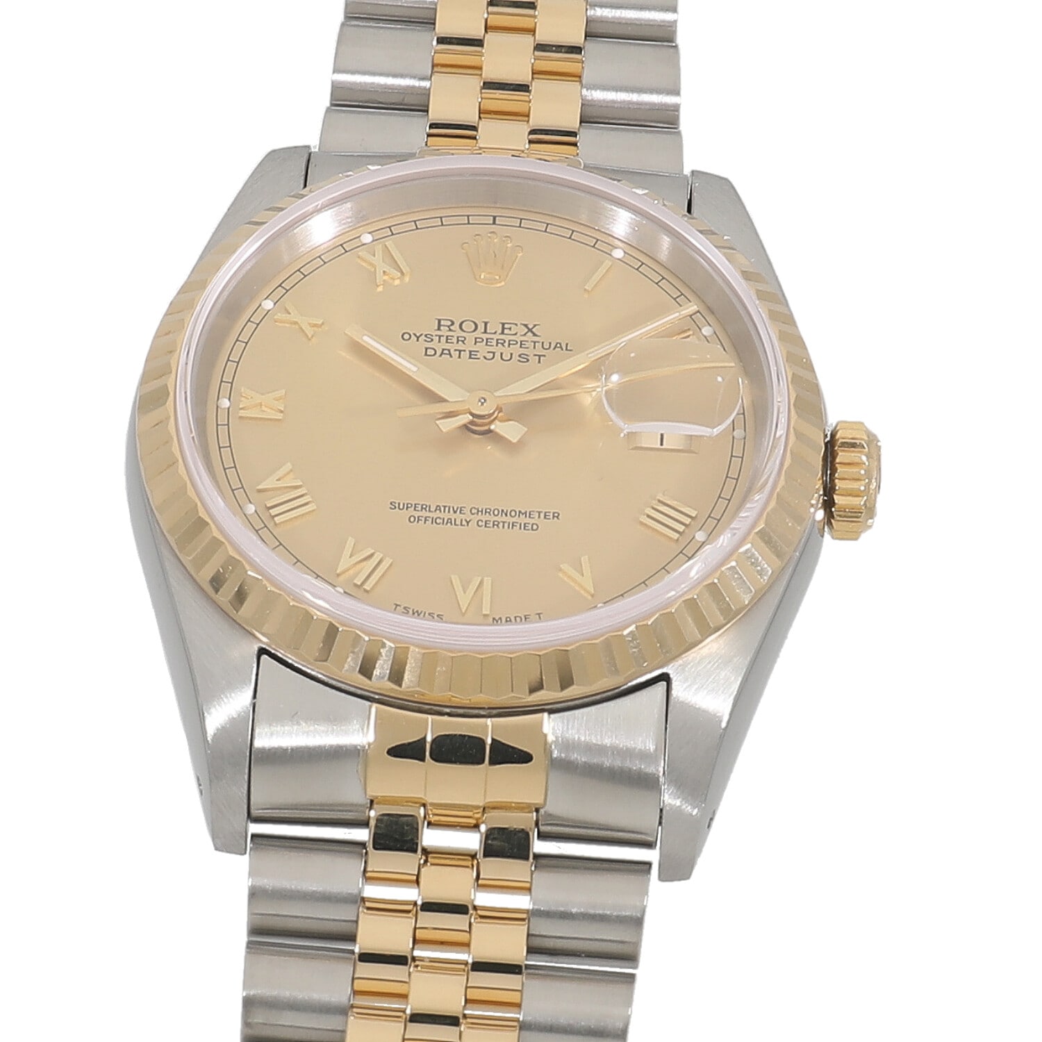 R9503 | [中古]ロレックス デイトジャスト 16233 X番 シャンパン