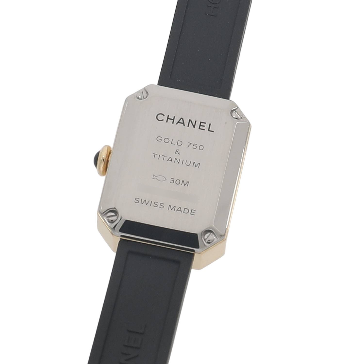 中古 シャネル CHANEL H6125 ブラックラッカー レディース 腕時計 シャネル プルミエール リボン H6125 ブラックラッカー レディース