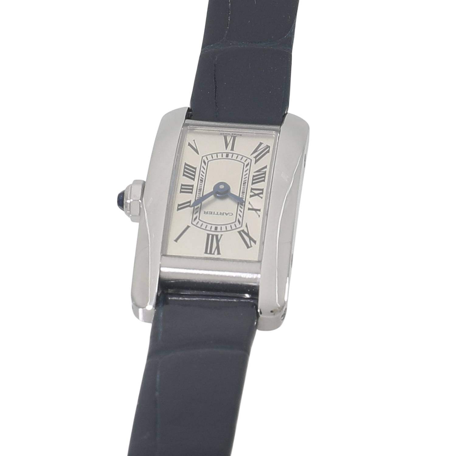 C10504 | [中古]カルティエ タンクアメリカン ミニ WSTA0081 シルバー  