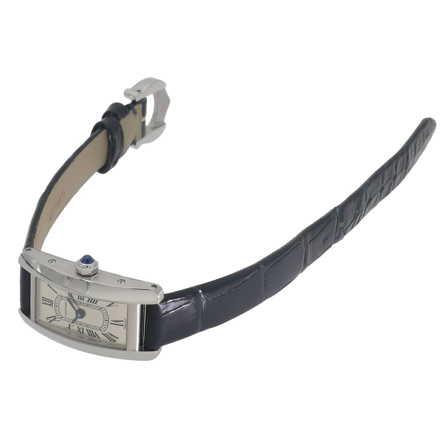 C10504 | [中古]カルティエ タンクアメリカン ミニ WSTA0081 シルバー  