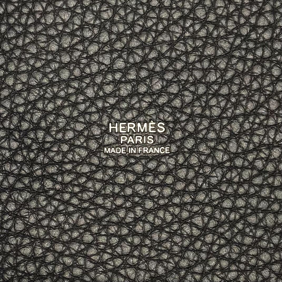 美品★エルメス ピコタンロックPM トリヨンクレマンス　ノワール・金具シルバー エルメス ピコタンロック MM ノワール トリヨンクレマンス シルバー