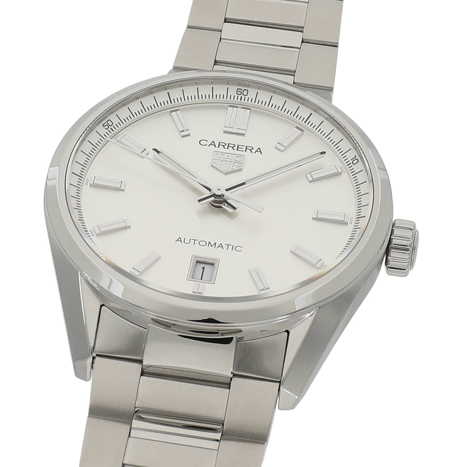 T11875 | [中古]タグホイヤー カレラ デイト WBN2111.BA0639 シルバー