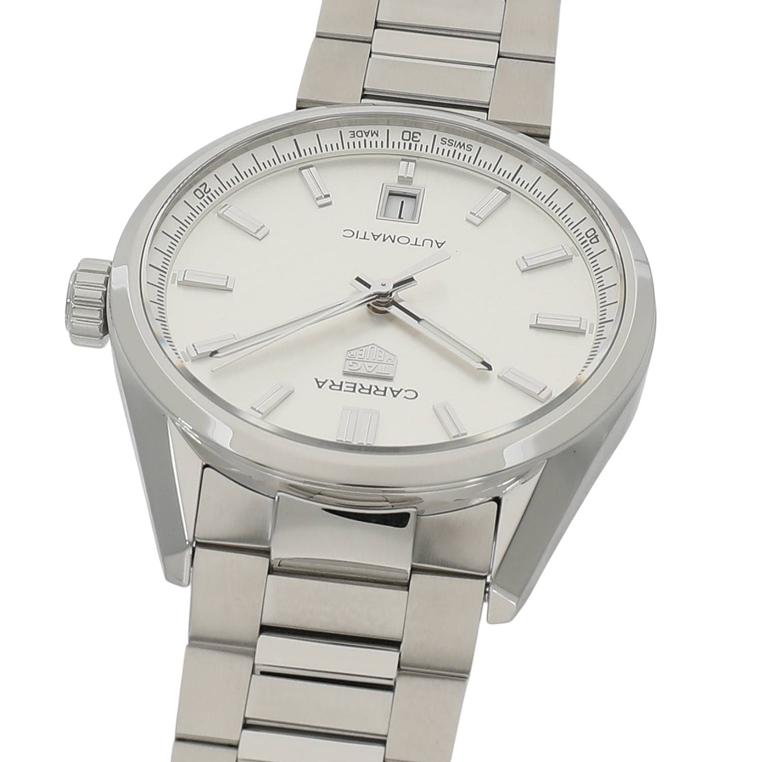 T11875 | [中古]タグホイヤー カレラ デイト WBN2111.BA0639 シルバー